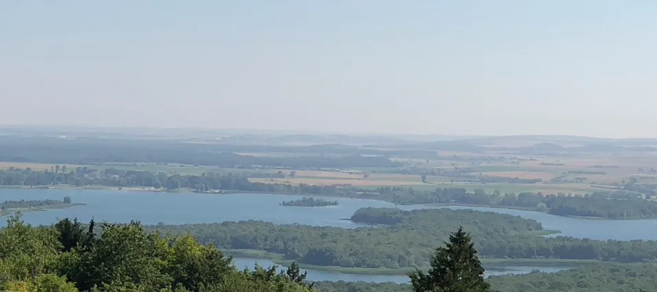 Lac Madine in natuurpark de Lorraine in Frankrijk