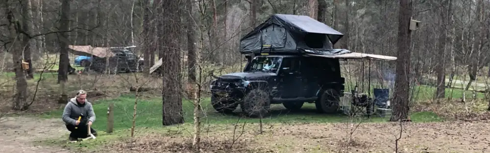 Natuurkampeerterrein De Vlagberg - logeren bij de boswachter