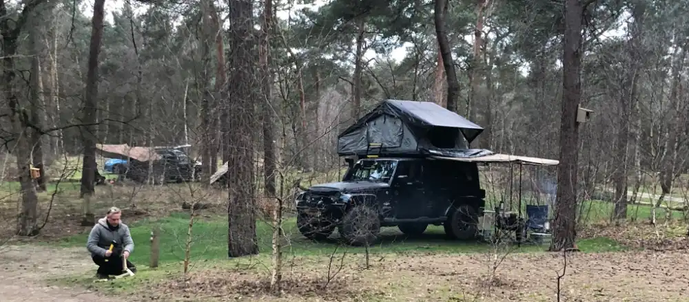 logeren bij de boswachter op camping de vlagberg in brabant