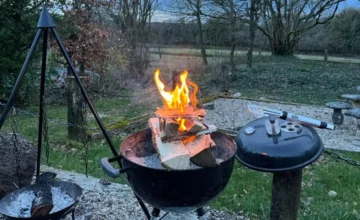 koken op ovenvuur tijdens kamperen