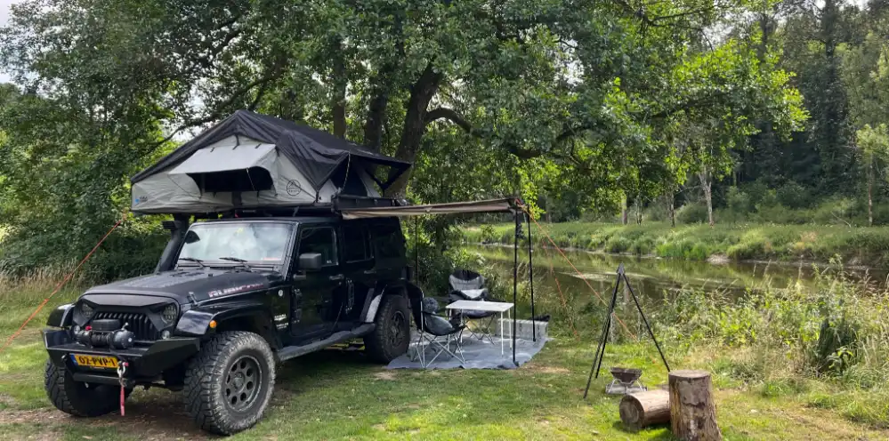 natuurcamping MAKA in Belgie aan de Semois bij Boullion