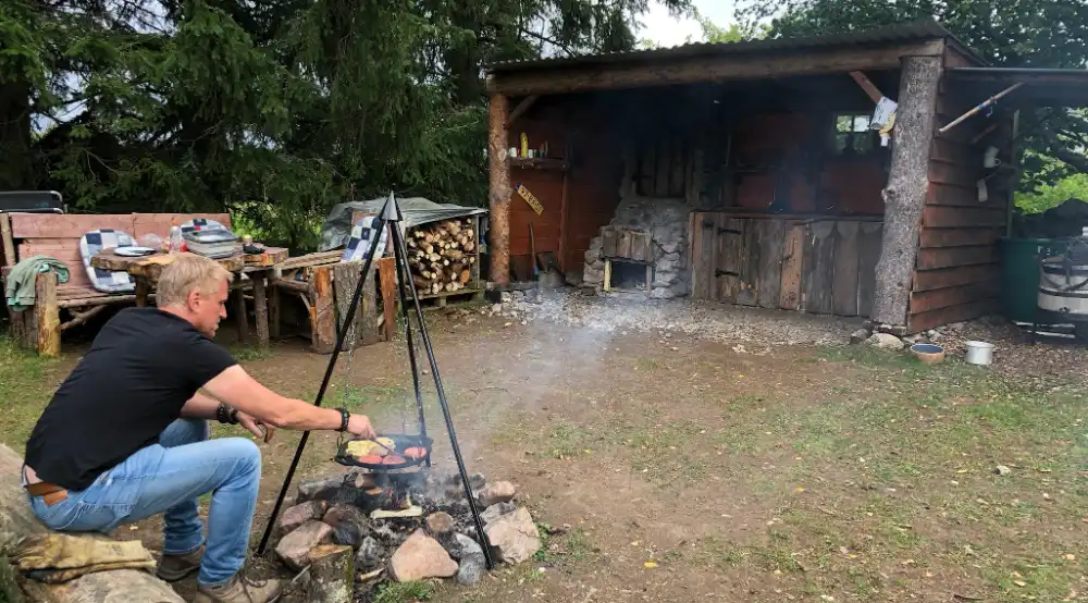 Heimdall's gard in zweden bij bram van b&b vol liefde